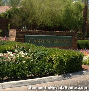 Canyon Fairways Summerlin